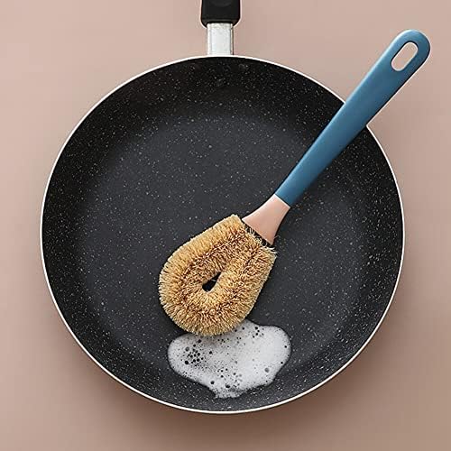 4PCS Dish Scrub Brush with Long Handle for Kitchen Cleaning