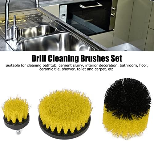 4PCS Drill Brush Attachment Set for Cleaning