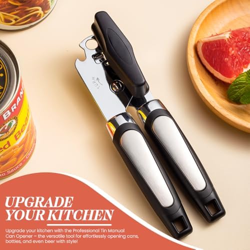 Premium Stainless Steel Multi-Function Can and Bottle Opener for Seniors