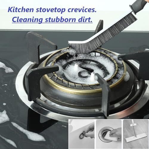 8 Pcs Hard Bristle Crevice Cleaning Brush Set