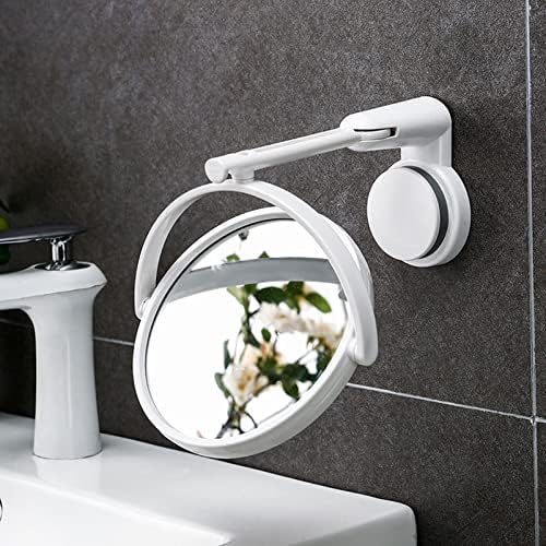 Garneck Wall Mounted Folding Rotating Makeup Mirror 1