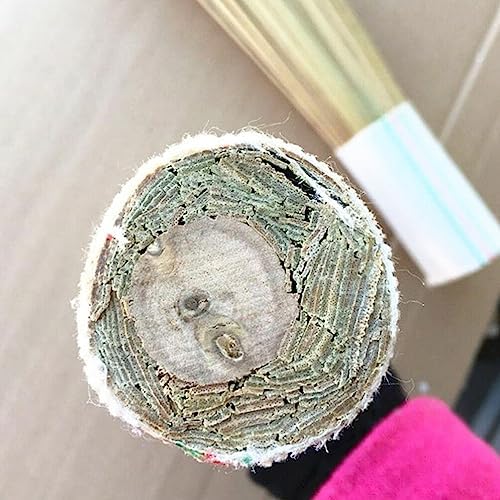 EXCEART Bamboo Wok Brush for Cast Iron Skillet