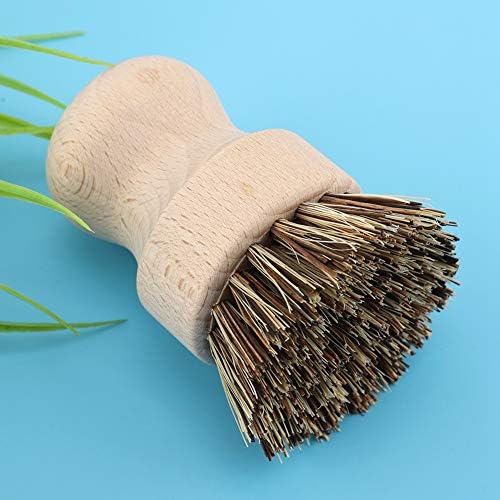 Eco-Friendly Dish Scrubbing Brush with Sisal Silk