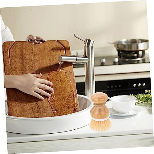BIUDECO Sustainable Kitchen Pot Brush 2-Piece Set