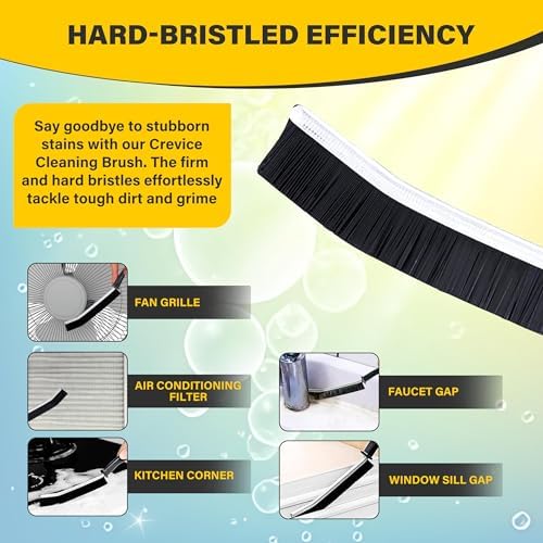WONDER BY ZNKI Hard Bristle Crevice Cleaning Brush 2 Pcs