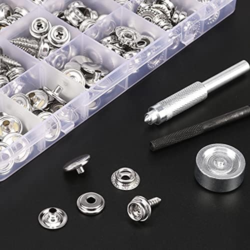 Meifuly 323 Piece Canvas Snap Kit with Tools
