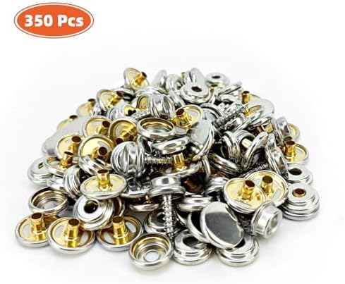 HAPDEN 350 Pcs Marine Grade Snap Fasteners Kit 1