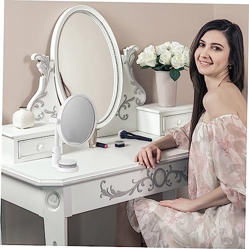 Adjustable 180 Wall Mirror with Rotation for Vanity and Makeup