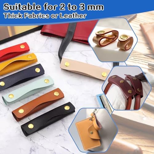 507PCS 15mm Leather Snap Fasteners Kit with 6 Tools 1