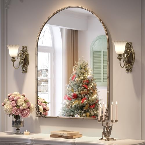 Brauthon Vintage Arched Mirror Gold 30x40