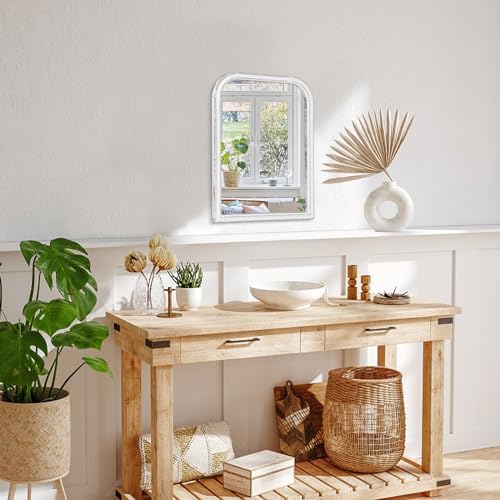 Rustic Farmhouse Wall Mirror 16x12 Inch