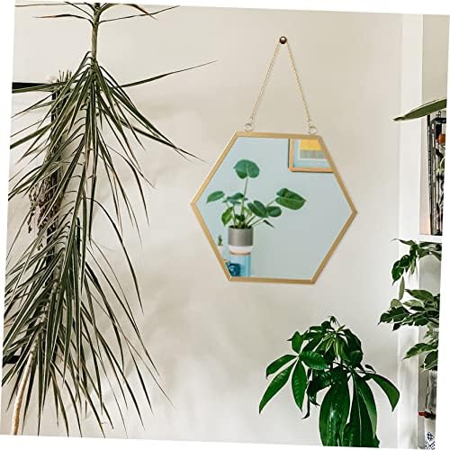 GARVALON Hexagon Wall Mirror Decor Vanity Mirror
