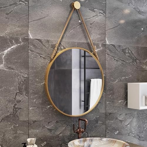 FLIPP Gold 40cm Bathroom Round Vanity Mirror