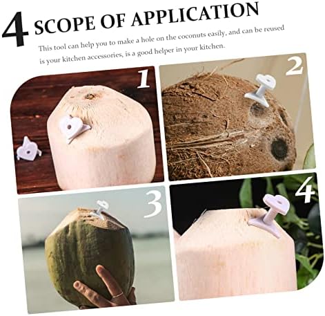 Cabilock 20 Pcs Manual Coconut Opener Set