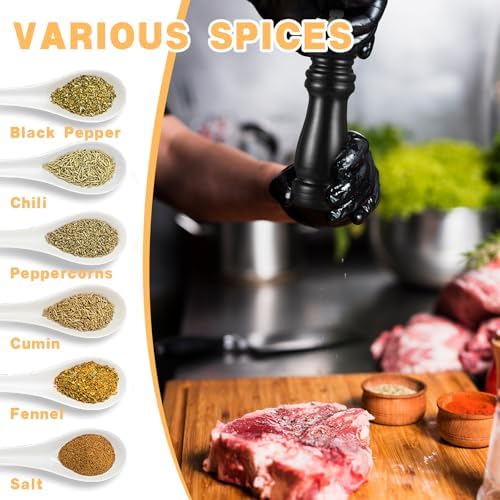 HOFURME 2 Pcs Salt and Pepper Mill Set 1