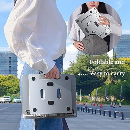 360 Rotatable Book Stand with Height Adjustment - Gray