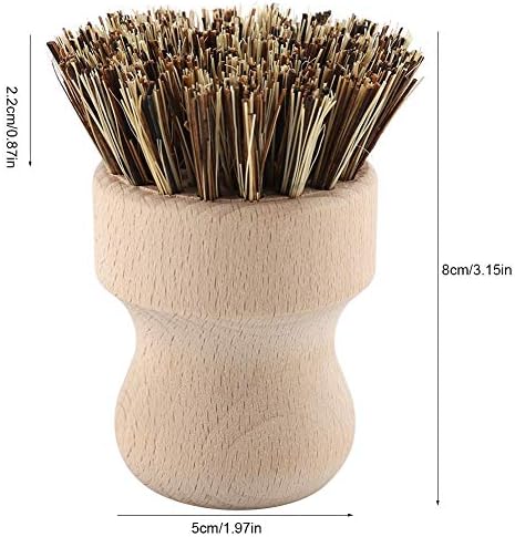 Eco-Friendly Dish Scrubbing Brush with Sisal Silk