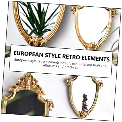 RORPOIR Retro Wall-Mounted Mirror Decor