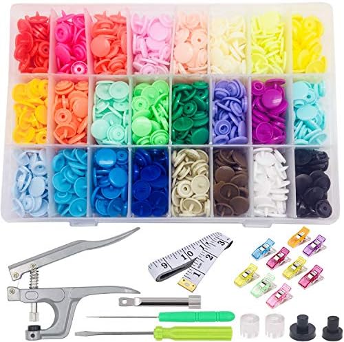 FQTANJU Snaps and Pliers Set 1440 Pcs T5 Fasteners Kit