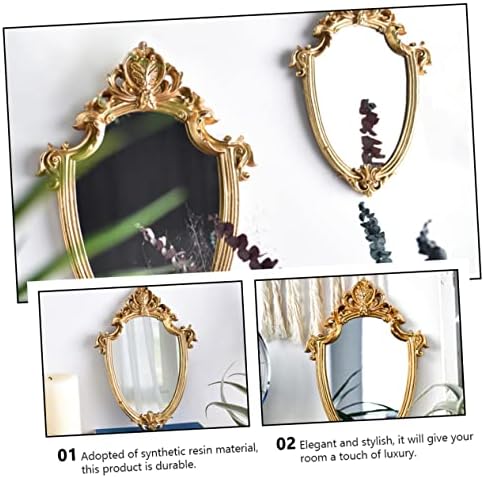 BESPORTBLE Decorative Wall Mirror with Gold Frame