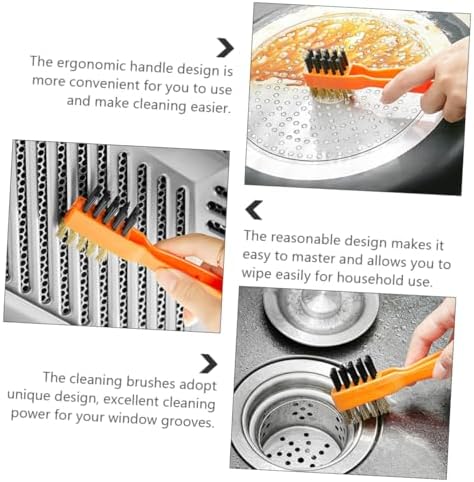 NOLITOY 2pcs Crevice Cleaning Brush for Windows and Home Use
