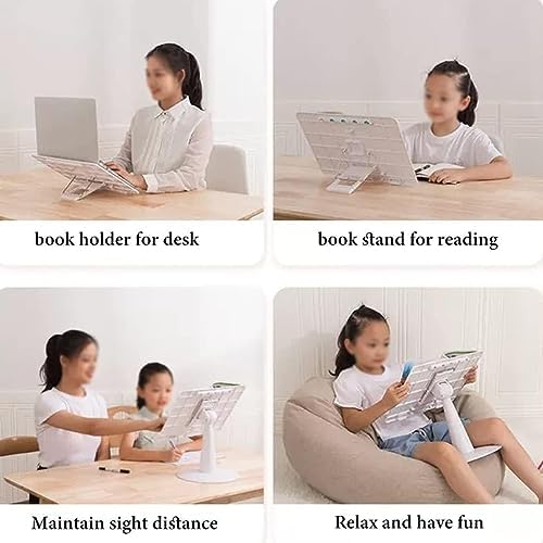 FaLkiN Adjustable Cookbook Stand with Foldable Design