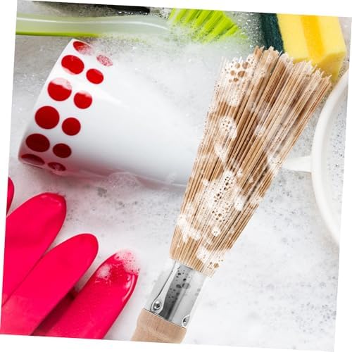 OKUMEYR Cleaning Brush for Cast Iron Cookware
