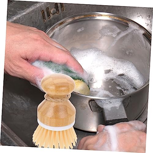 BIUDECO Sustainable Kitchen Pot Brush 2-Piece Set
