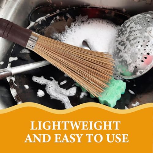 Alipis 2 Pcs Wok Cleaner Brush Set