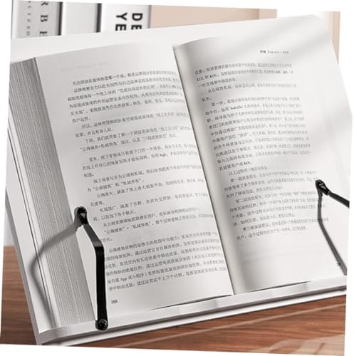 Cabilock White Wooden Cookbook Stand Book Holder