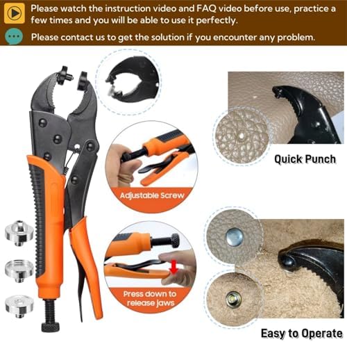 SUNOR 100 Sets Heavy Duty Snap Buttons Kit
