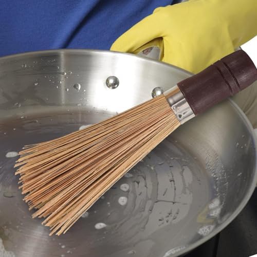 Alipis 2 Pcs Wok Cleaner Brush Set