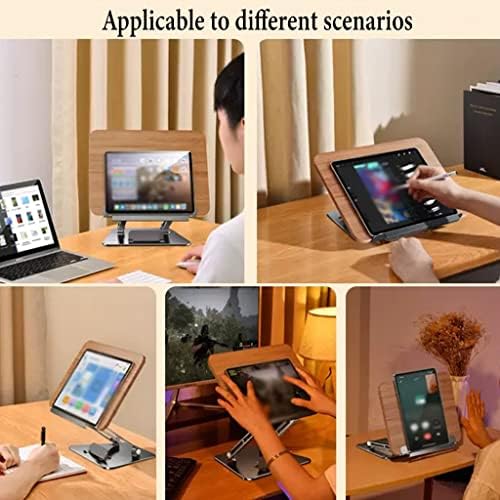 Adjustable Laptop Stand with Clip for Reading and Cooking