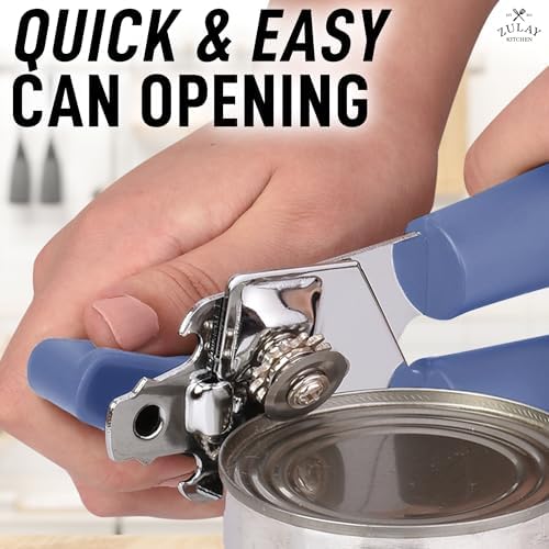 Zulay Kitchen Handheld Can Opener - Blueberry