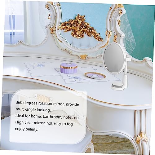 LALADEFIEE Rotating Wall Mirror No Drilling