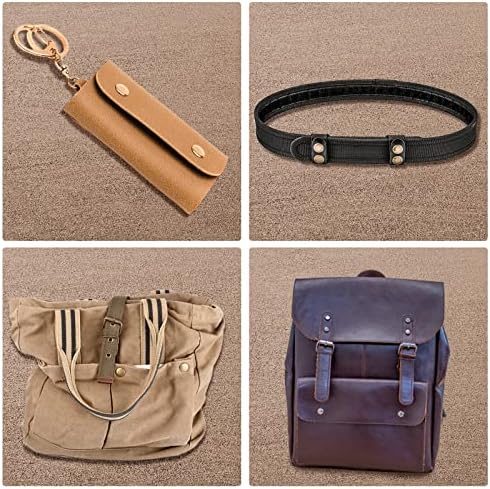 200 Pieces Leather Snap Fastener Kit with Tools