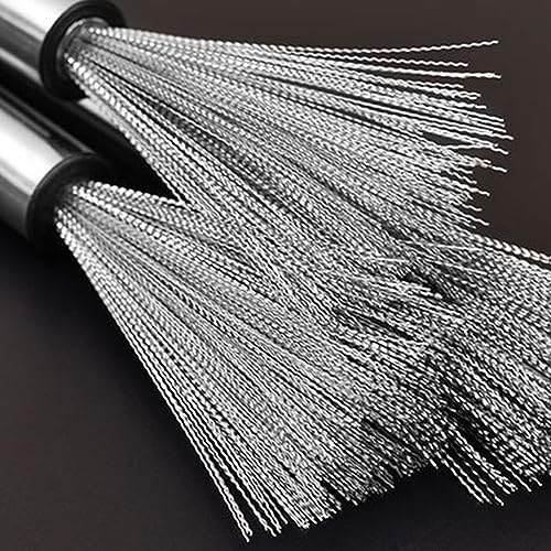 Guaber Stainless Steel Wire Brush for Cast Iron Pans
