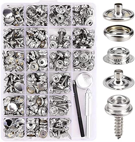Meifuly 323 Piece Canvas Snap Kit with Tools